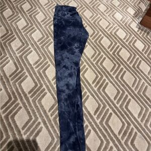 lululemon athletica Blue Tie-Dye Leggings